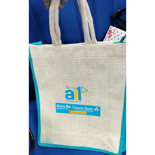 Jute Bag - High-quality Jute Material, Hand Length Handles, Customized Color Options | Eco-friendly Brown Shopping Bags