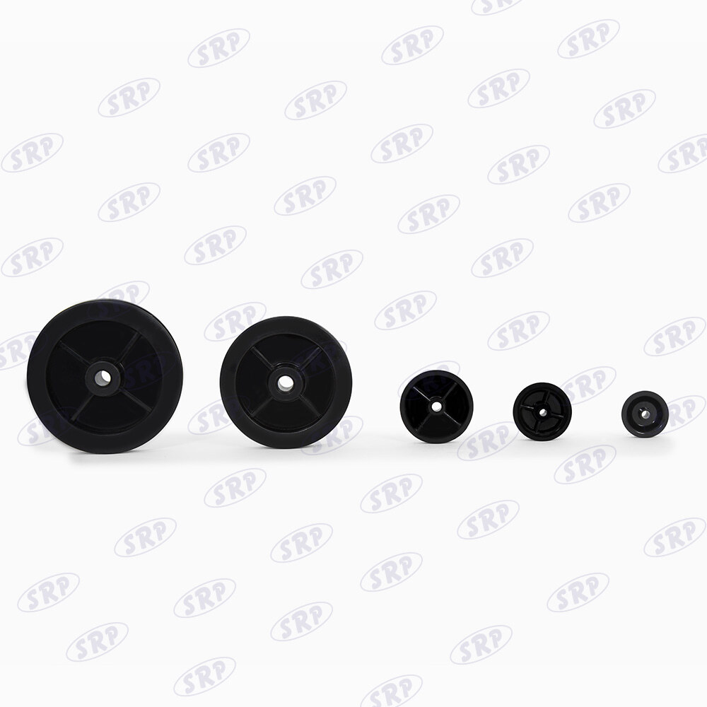 Pulley Wheels - Durable Plastic, 5-inch Diameter, Precision-engineered For Efficient Load Management