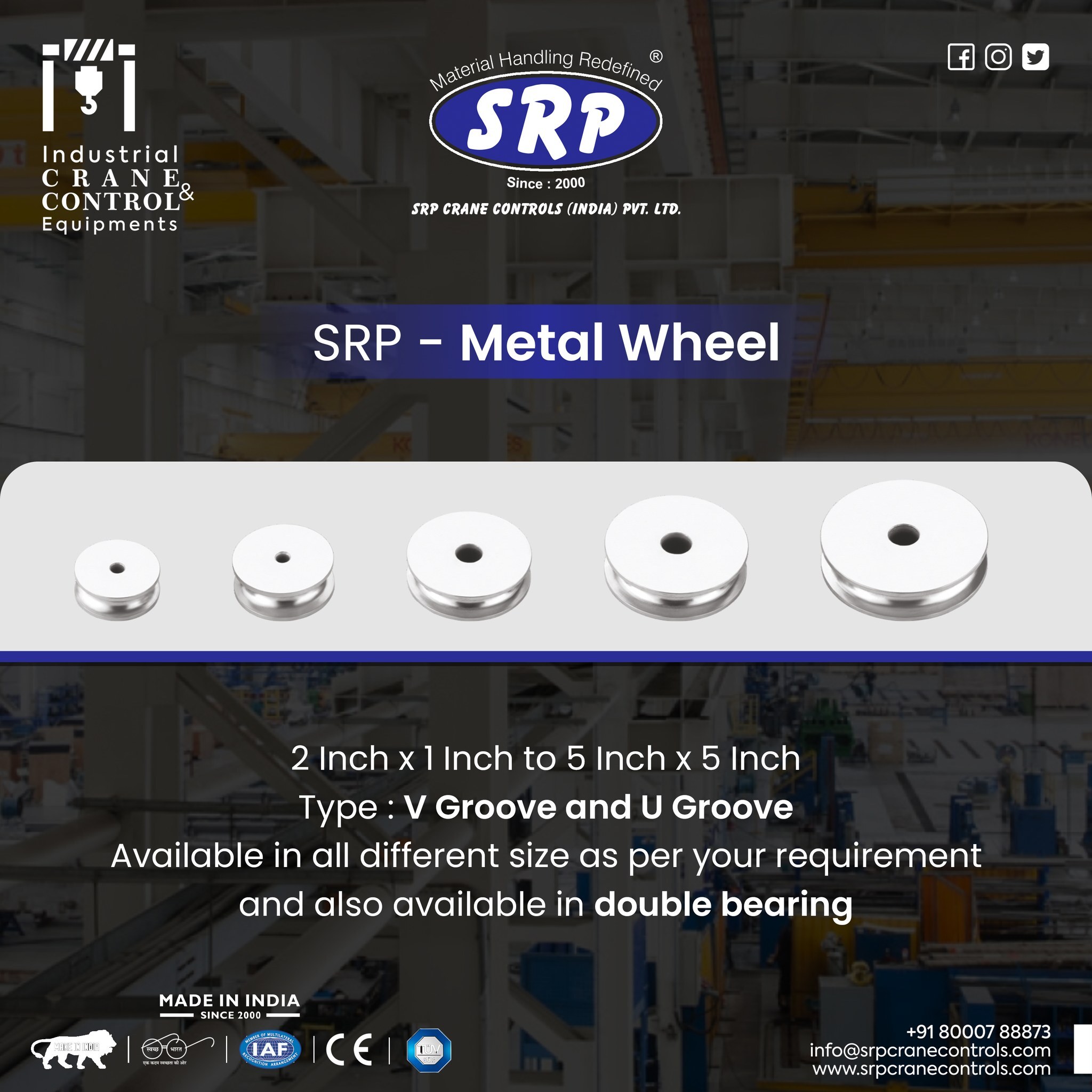 Pulley Wheels - Durable Plastic, 5-inch Diameter, Precision-engineered For Efficient Load Management