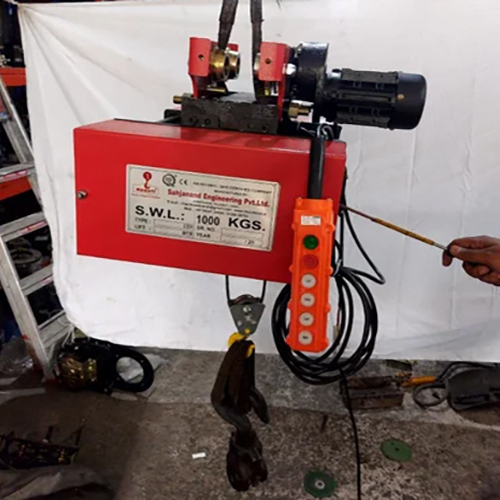 1 Ton Wire Rope Hoist Length: 4-6  Meter (M)