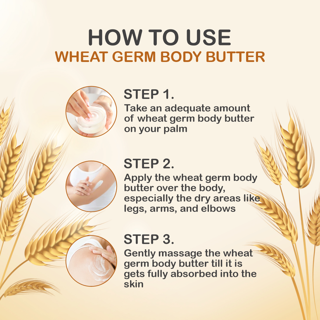 Nuerma Science Wheatgerm Cold Body Butter Cream For Ultra Skin (200 G) - Age Group: Adult