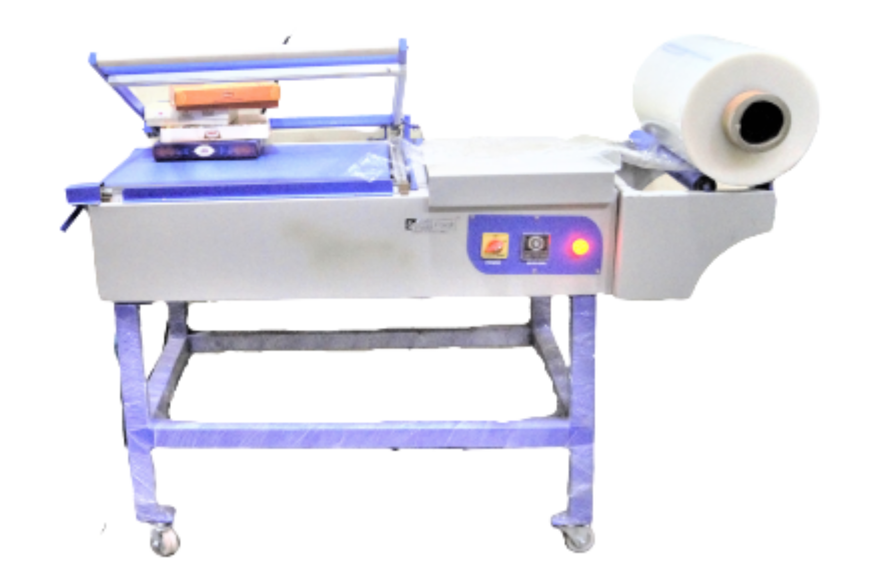 L-sealer Manual Machine - Ms Material 580x680x900 Cm Dimension Orange Color | 300-500 Pcs/hour Capacity 1 Year Warranty Human Machine Interface Control