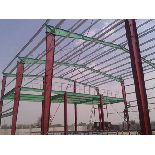 Multicolor Prefabricated Wharehouse Building Structure