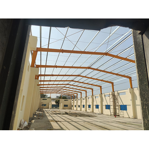 Multicolor Prefabricated Wharehouse Building Structure
