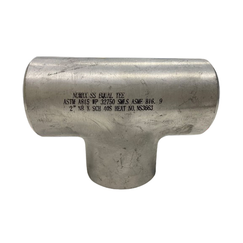 SS Pipe Tee - Stainless Steel, Galvanized Surface Treatment | Welding Connection, AISI Standard, Warranty Included