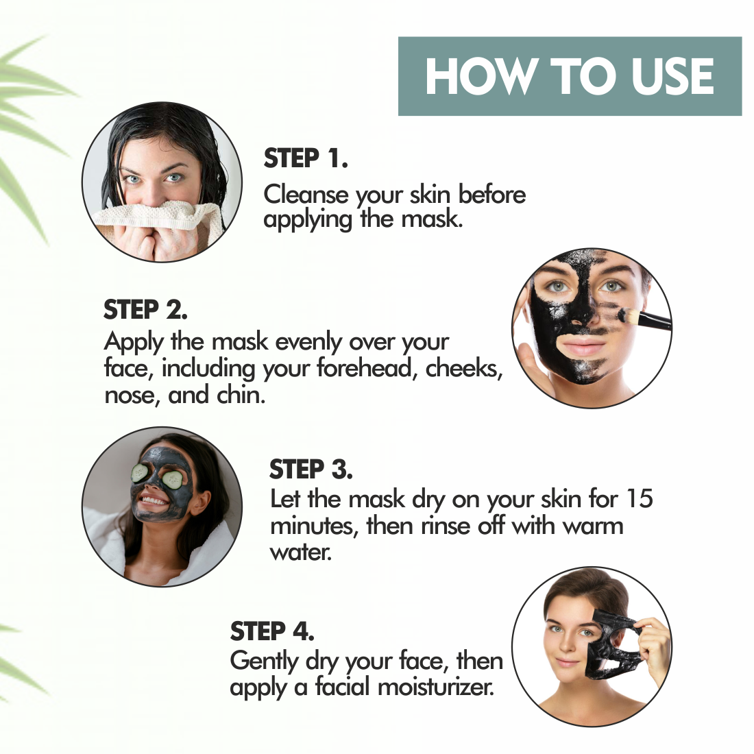 Nuerma Science Pure Clay Charcoal Face Mask For Dull Skin To Detox & Brighten Skin (100gm)