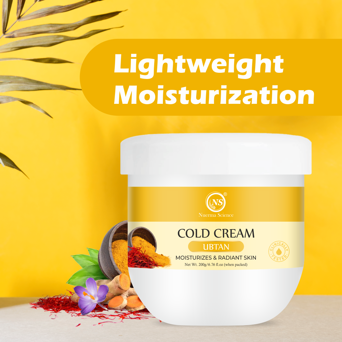 Nuerma Science Ubtan Nourishing Cold Cream For Winter 200gm - Age Group: Adult