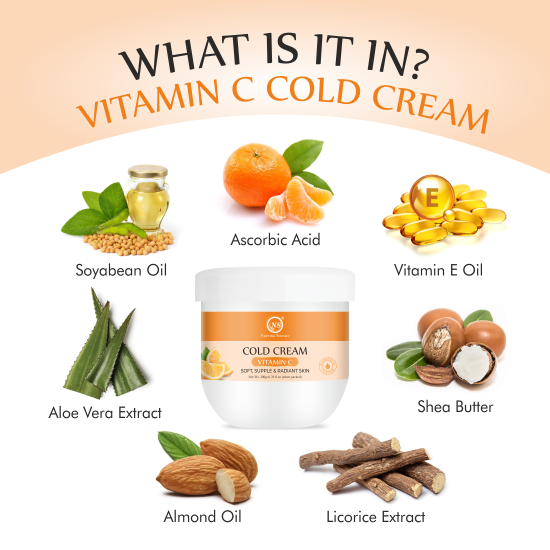 Nuerma Science Vitamin C Cold Cream (200 G)