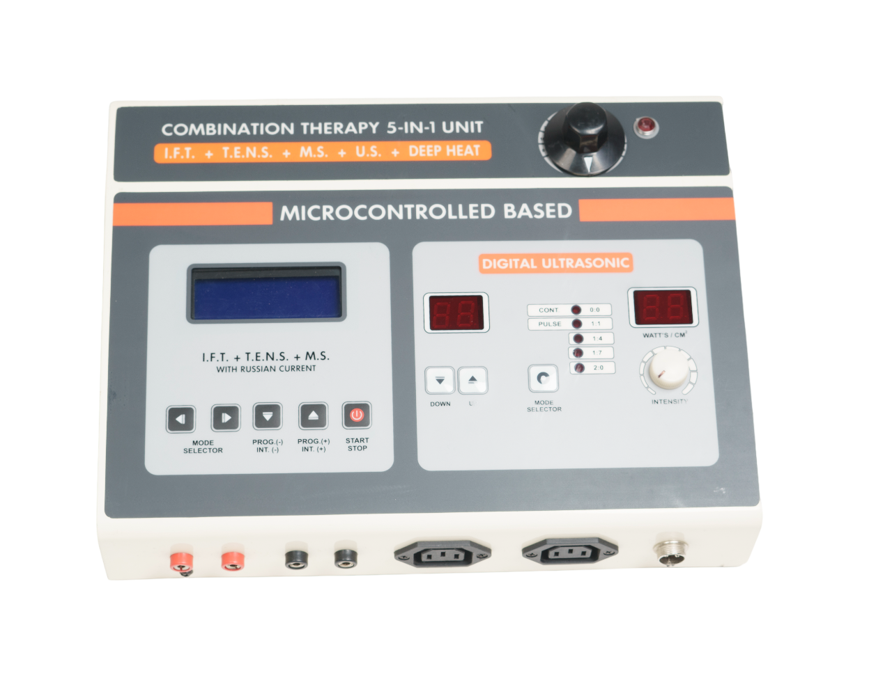 Combination Electrotherapy  Deep Heat  Ultrasound  Therapy Machine  Five  In One