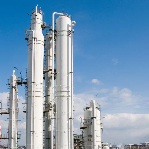 Industrial Distillation Column - Material: Stainless Steel
