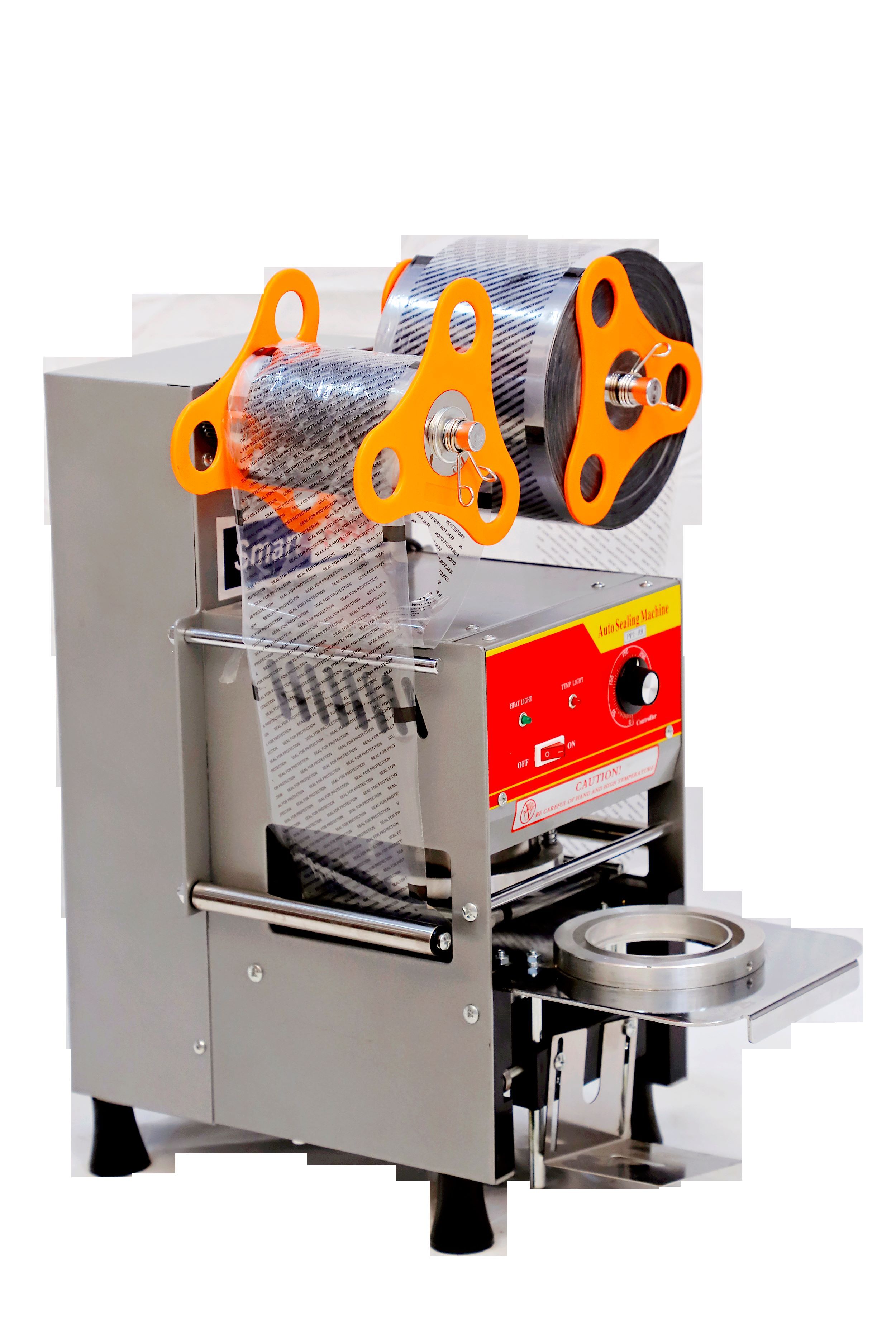 Cup Sealing Machine - Color: Blue & Yellow