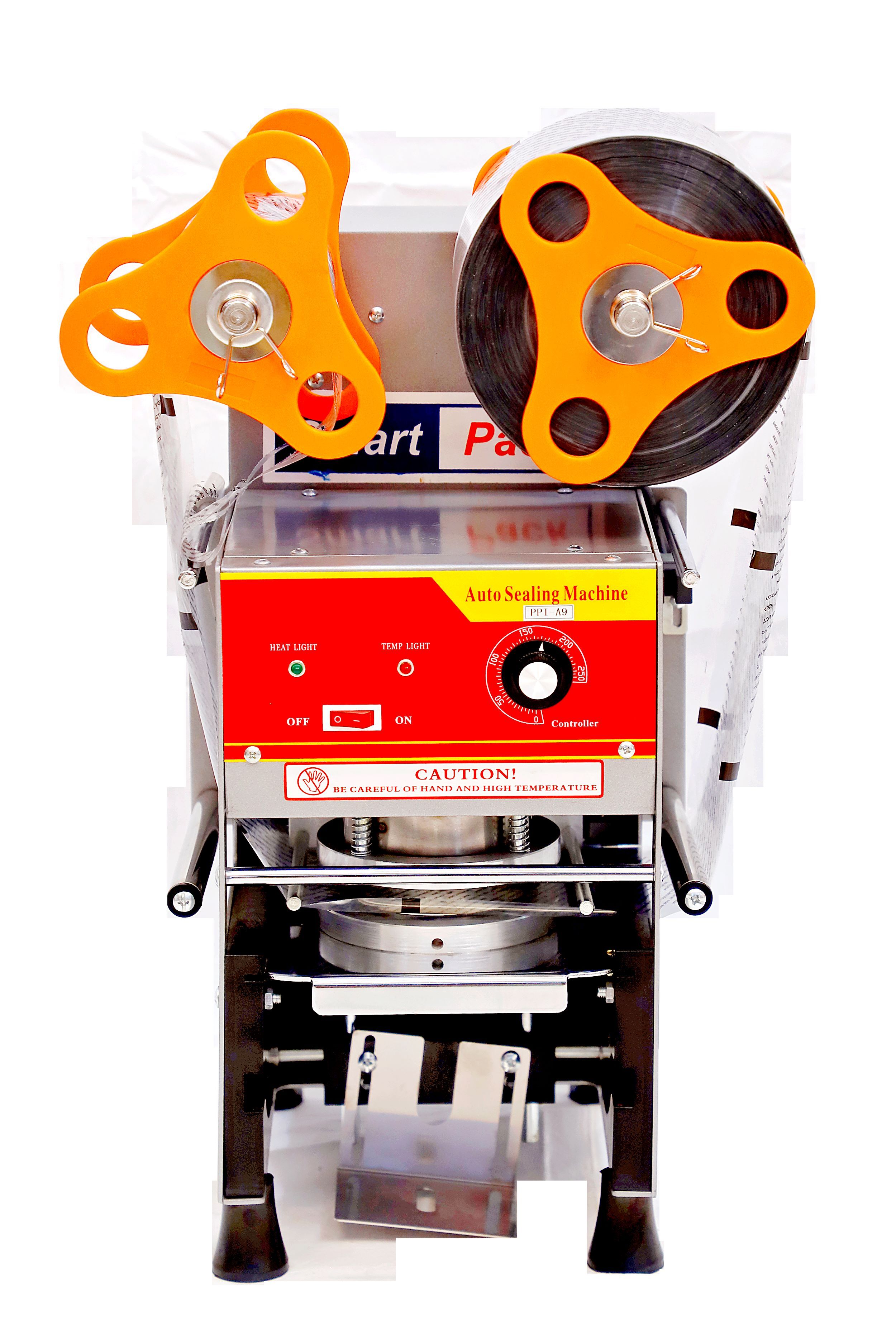 Cup Sealing Machine - Color: Blue & Yellow