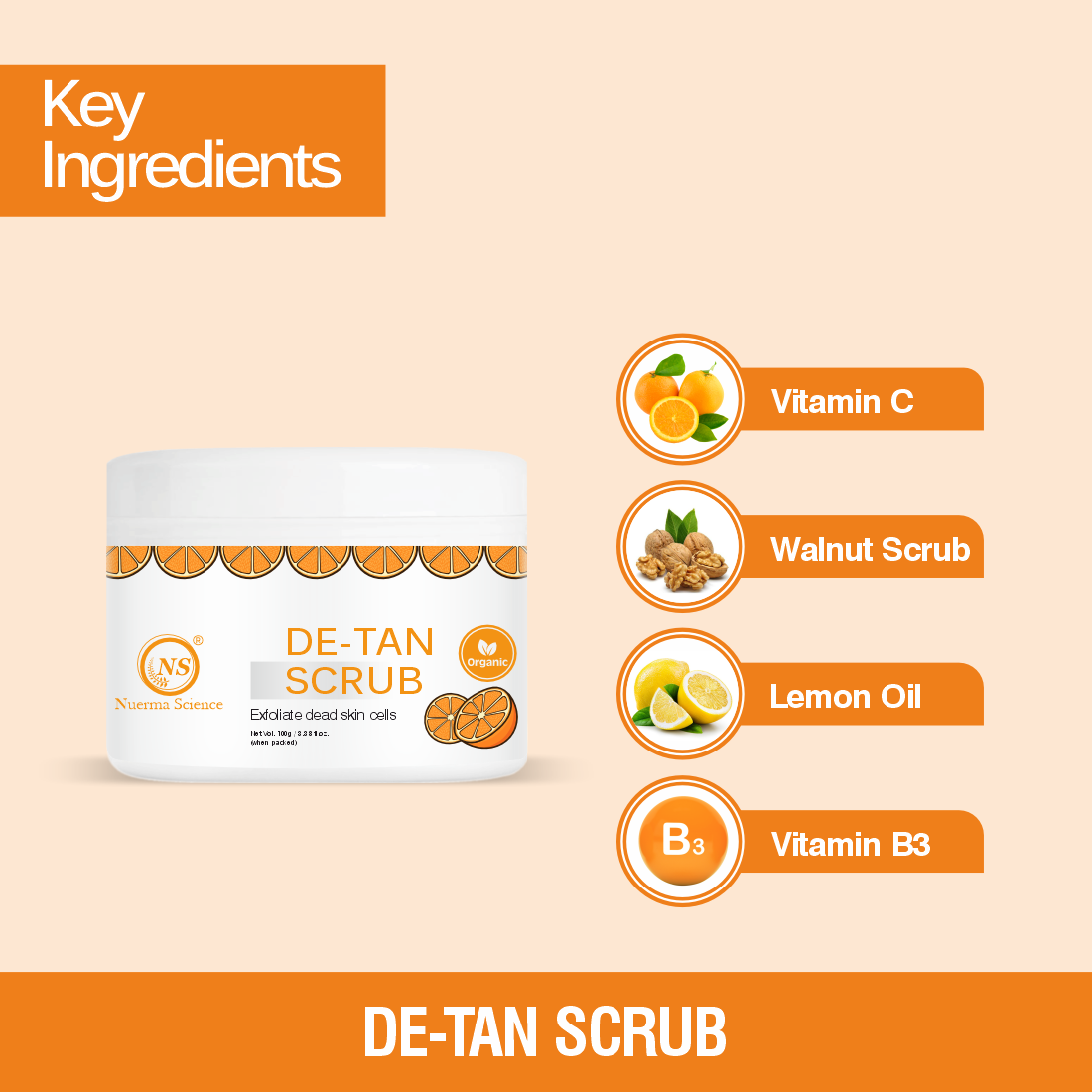 Nuerma Science De Tan Scrub (100 G)