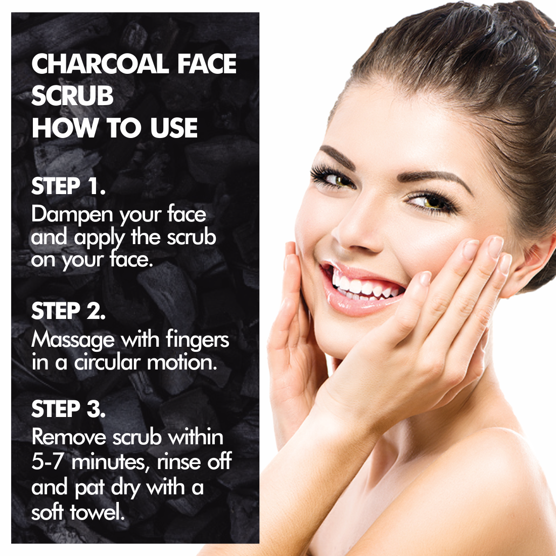 Nuerma Science Activated Charcoal Scrub For Exfoliating Detoxifying Dead Skin Cells (100gm) - Age Group: Adult