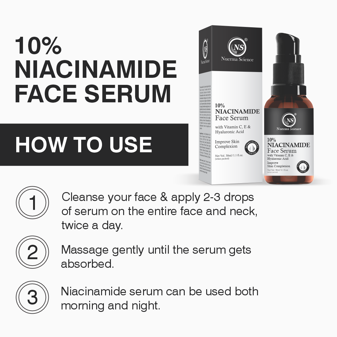 Nuerma Science 10% Niacinamide Serum (30 Ml)