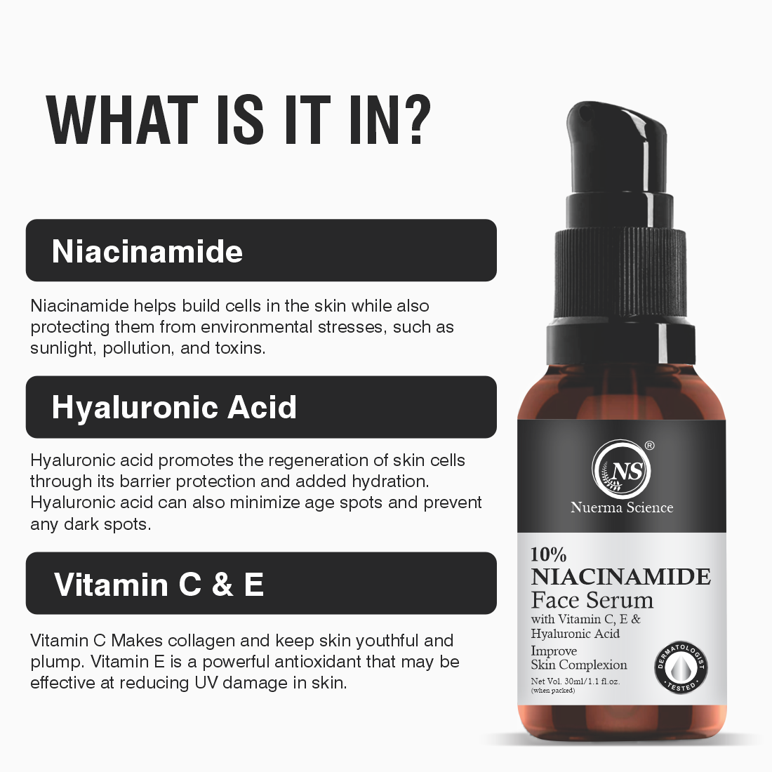 Nuerma Science 10% Niacinamide Serum (30 Ml)