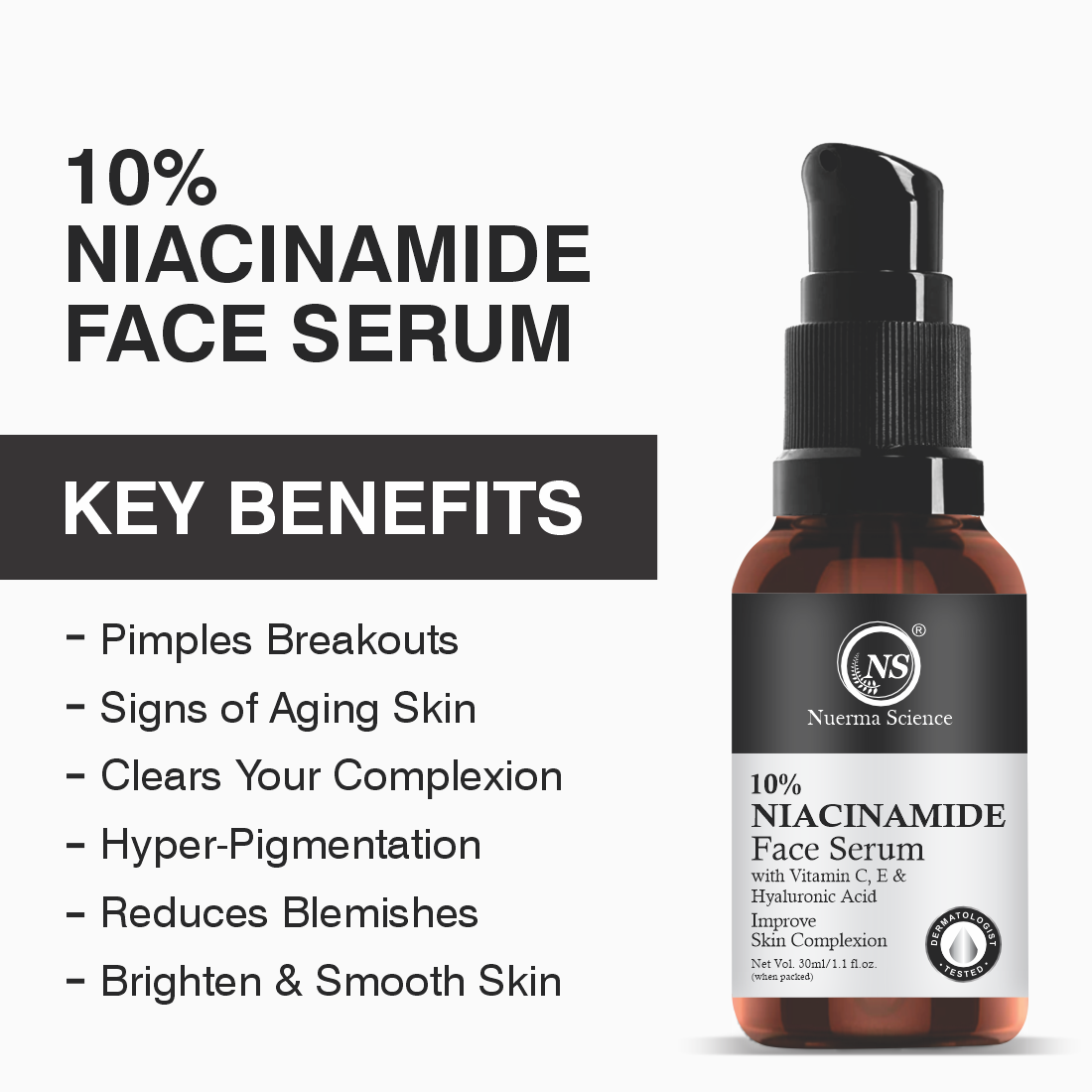 Nuerma Science 10% Niacinamide Serum (30 Ml)