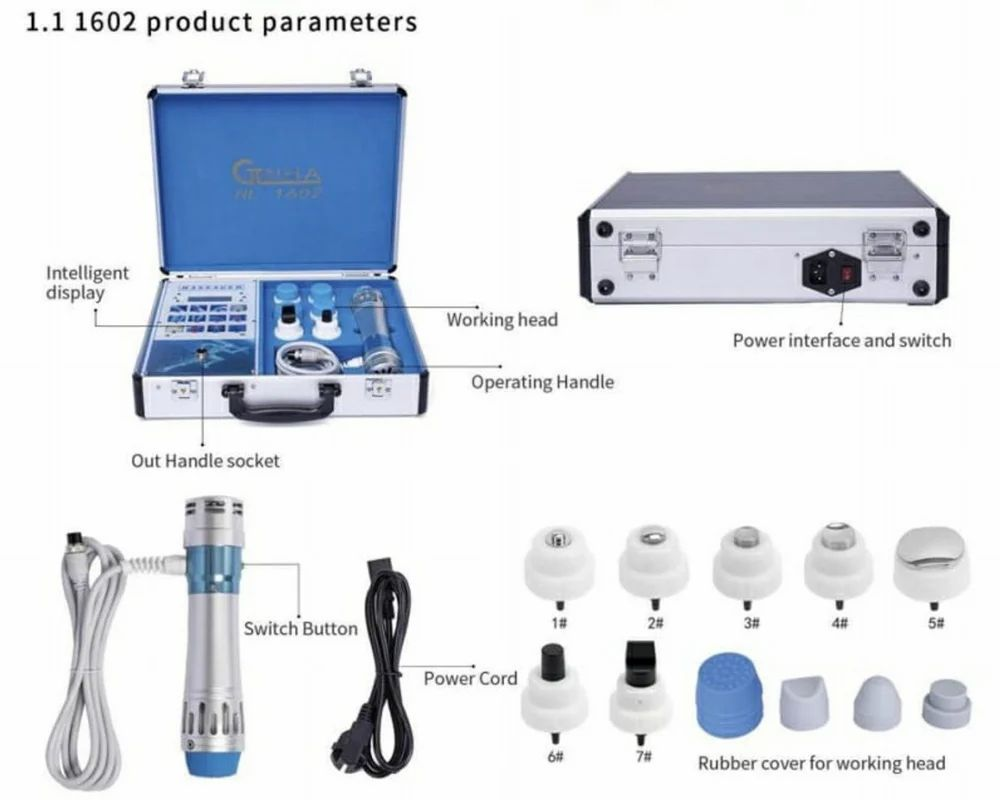 Home Use Ed Treatment Eswt Radial Shock Wave Device Physiotherapy