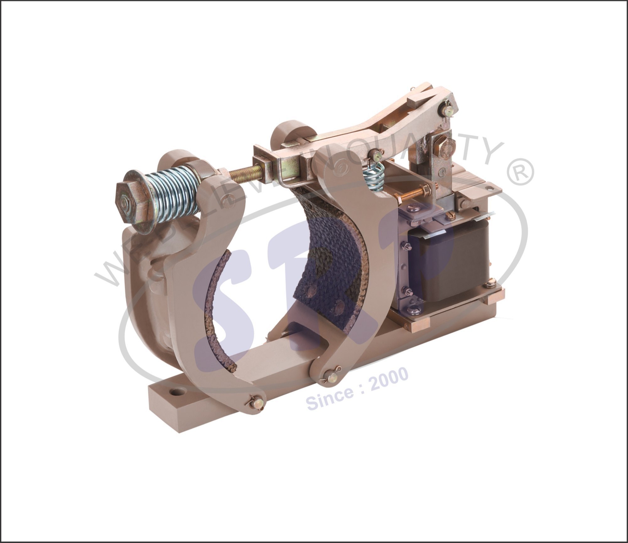 Ac Solenoid Brake - Iron, 4 & 5.5 Inch Diameter | Class F Insulation, Long Life, Continuous & Intermittent Duty, Ideal For Cranes & Hoists