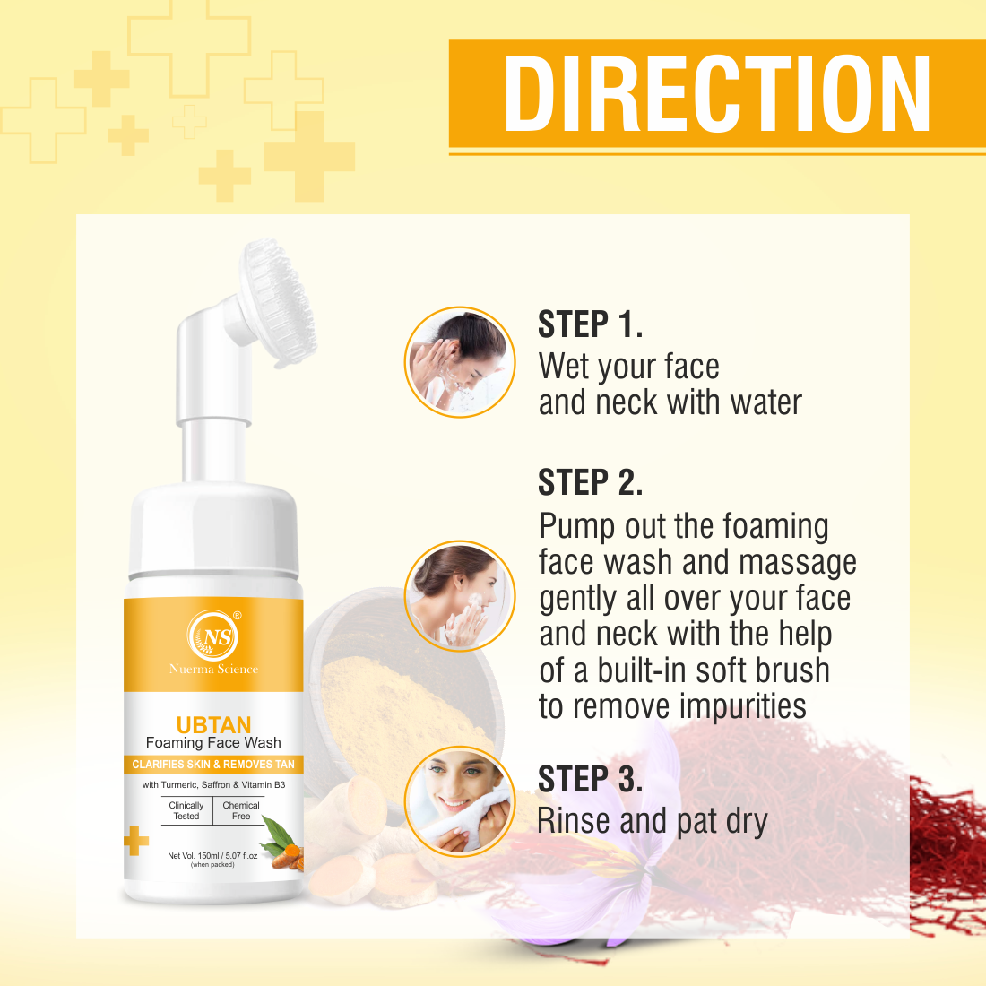 Nuerma Science Ubtan Facewash With Vitamin B3 (150ml)