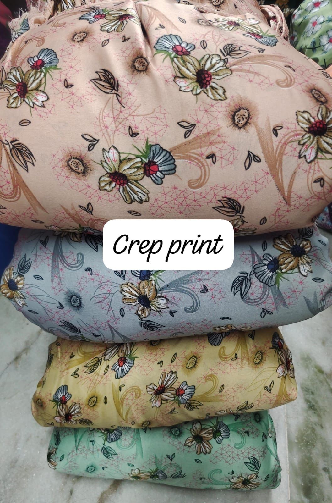 Crepe Printed - Attributes: Quick Dry