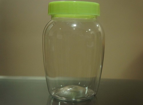 पारदर्शी पेट जार