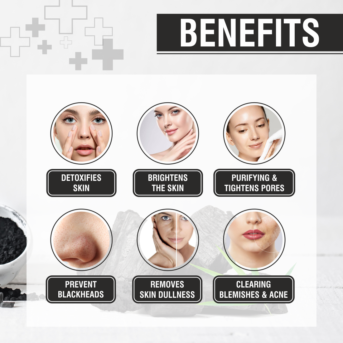 Nuerma Science Activated Charcoal Facewash With Vitamin C For Detoxification Of Skin & (150 Ml) - Age Group: Adult