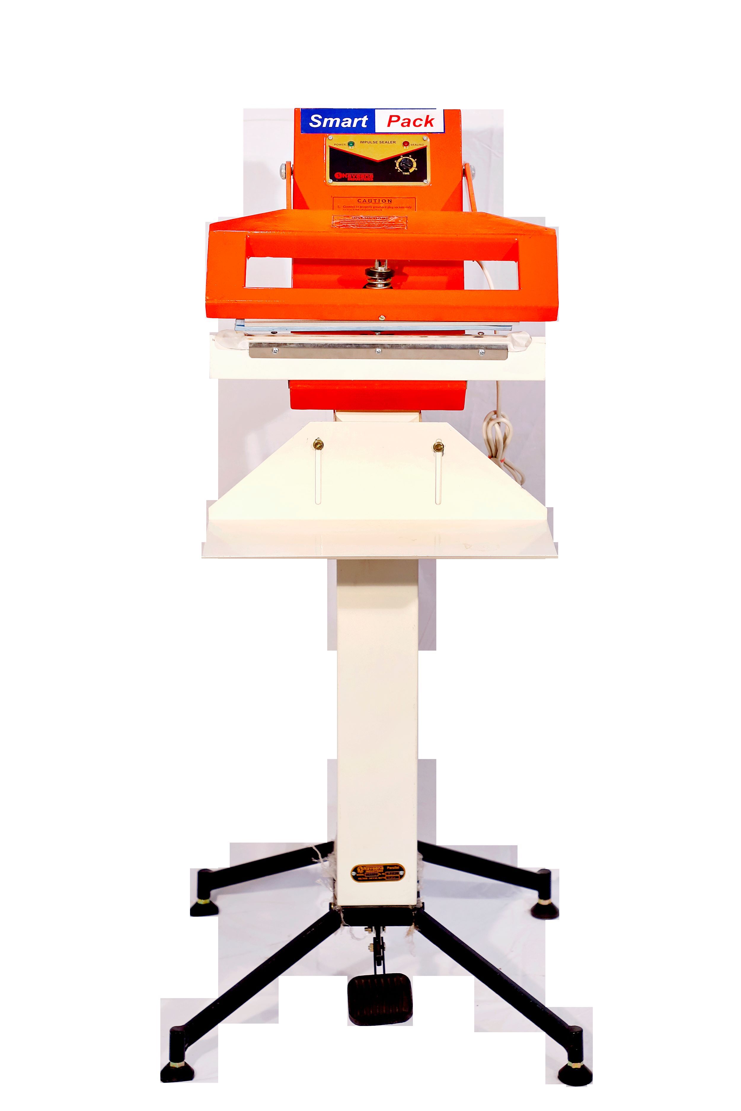 Foot Sealing Machine - New Impulse Type 600sps, Laser Technology | 240v/270w, 600mm Sealing Length, Available In Orange And Blue, 50kg Weight