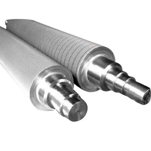 Silver Industrial Corrugating Roller