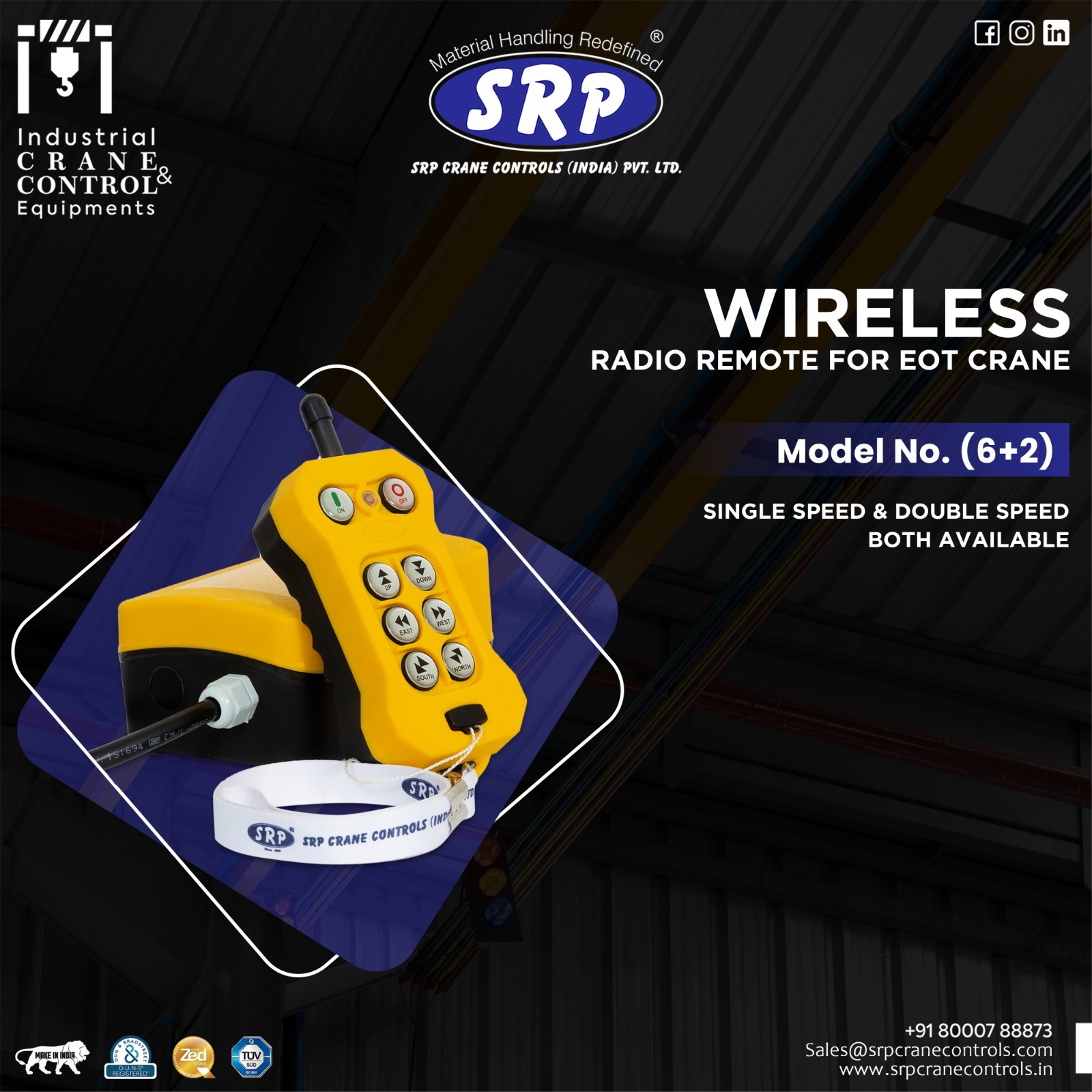 Dsl Indicating Lamp By Srp Crane Controls (India) Pvt. Ltd.