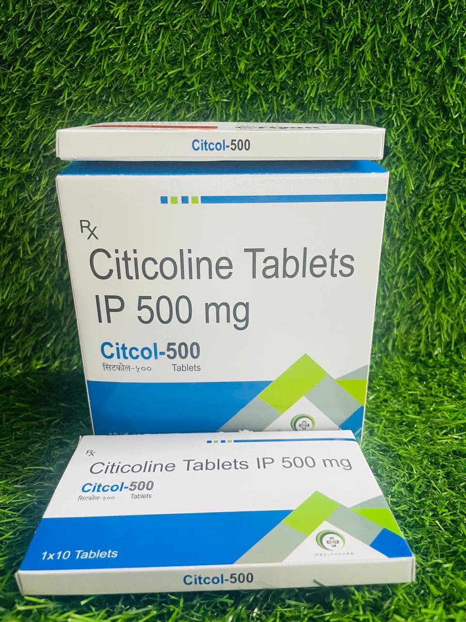 Citicoline Tablet - Advanced Neuroprotective Formula | Supports Cognitive Health, Enhances Memory, Aids In Mental Disorders, Promotes Eye Health