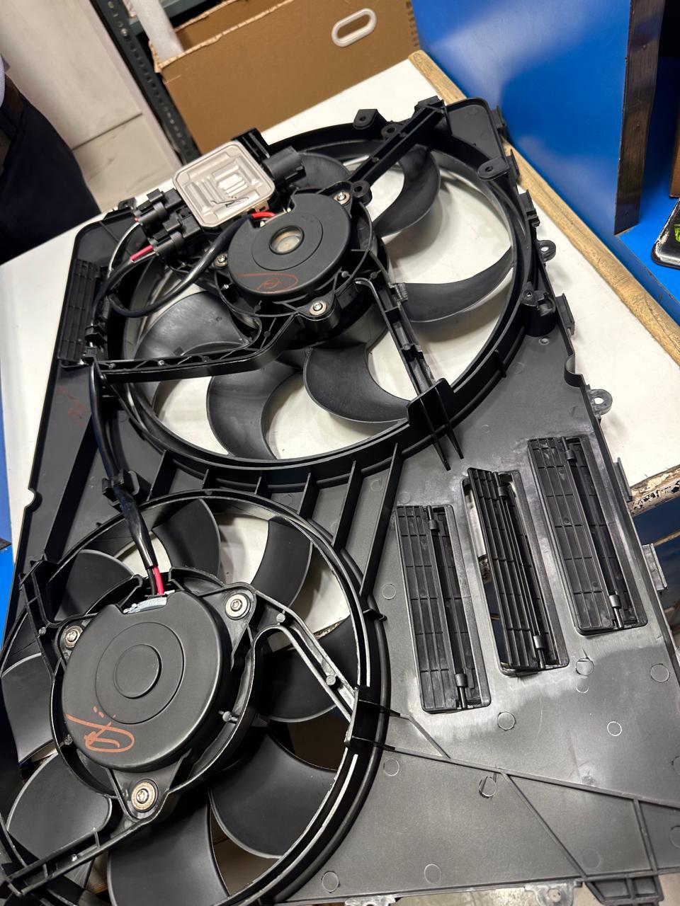 Black Car Radiator Fan