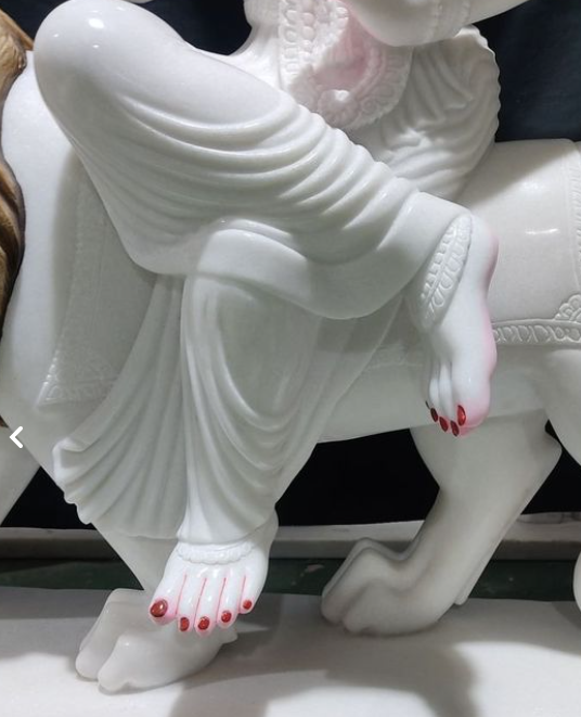Marble Goddess Durga Statue