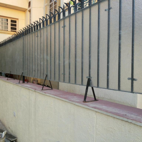 Plastic Railing Sheets - Color: White