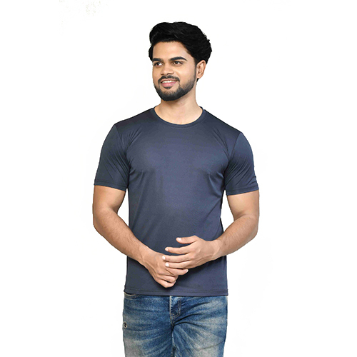 Mens Round Neck T-Shirts - High-Quality Cotton, Available in Sizes S, M, L, XL - Comfortable Short Sleeves, Plain Pattern, Versatile Color Options