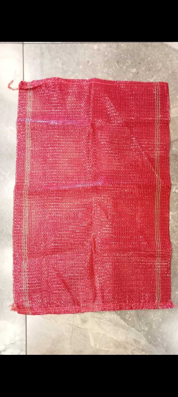 Leno Mesh Bag - Polypropylene Material, Standard Size | Easy To Carry, Customer-preferred Colors, Keeps Vegetables Fresh