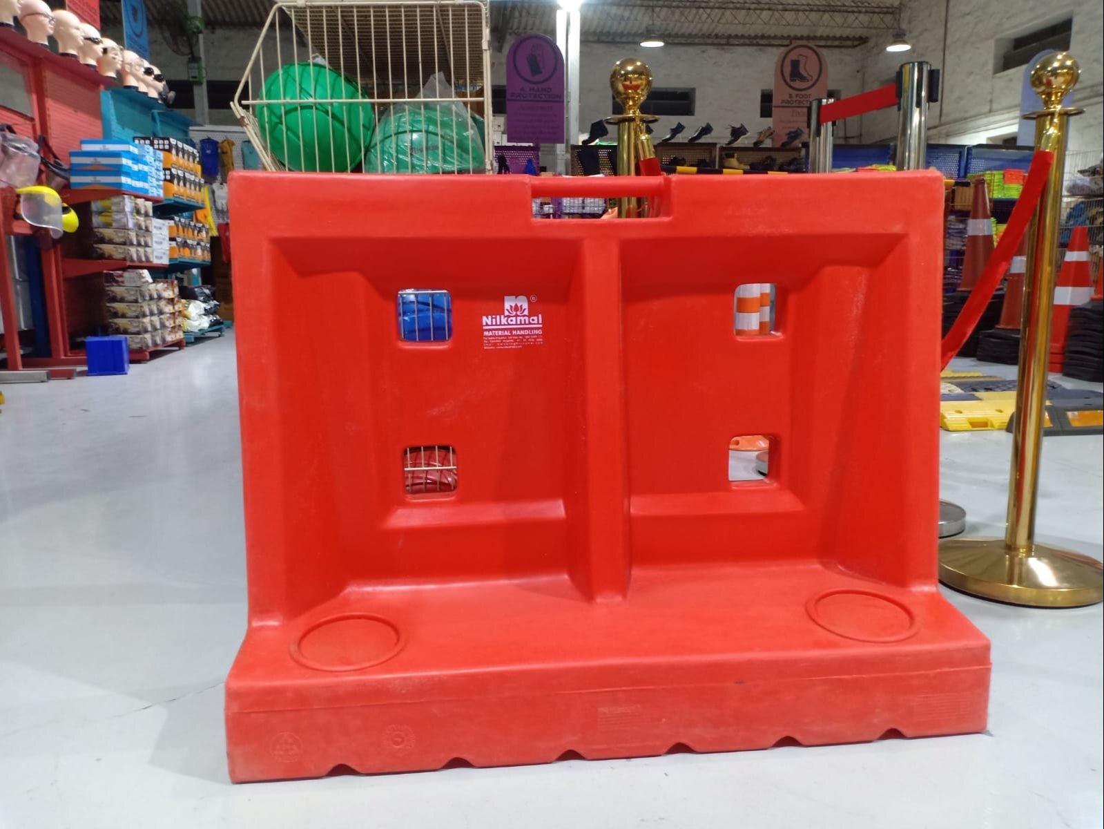 Nilkamal Road Barricade 1.5 Mtr - Color: Yellow