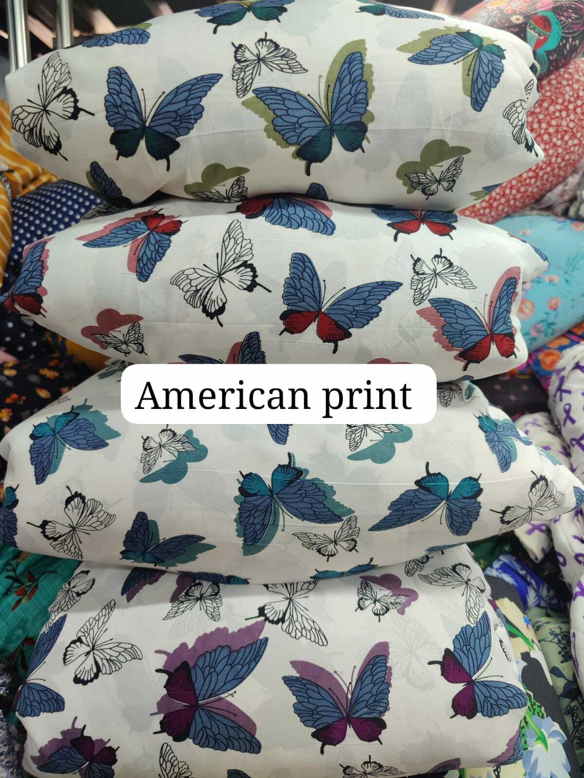 American Printed Fabric - Color: Multicolor