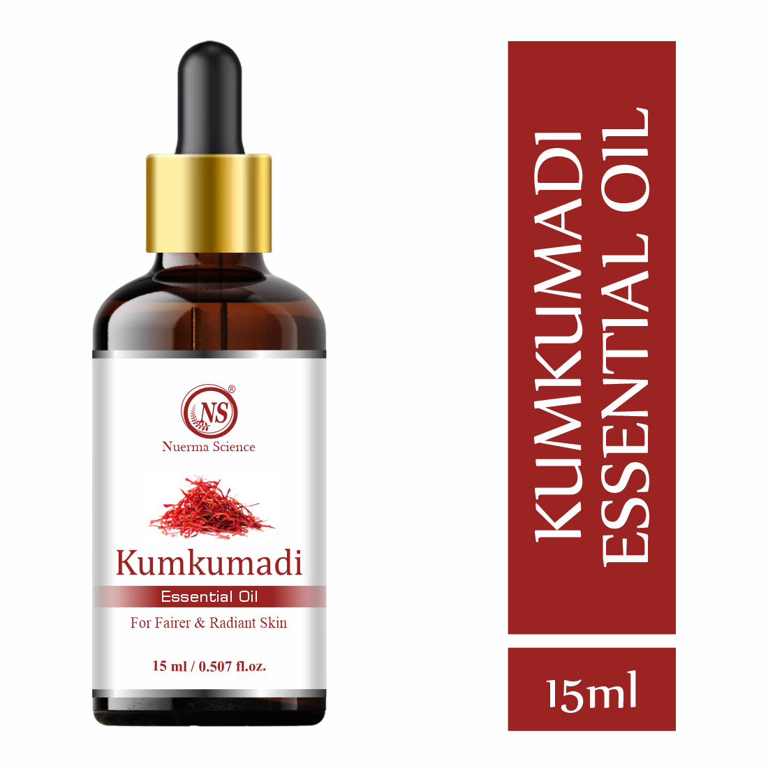 Nuerma Science 100% Pure Organic Kumkumadi Essential Oil (15 Ml) - Age Group: Adults