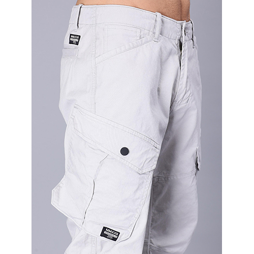 Washable 1604 White Cargo Pant