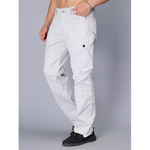 Washable 1604 White Cargo Pant