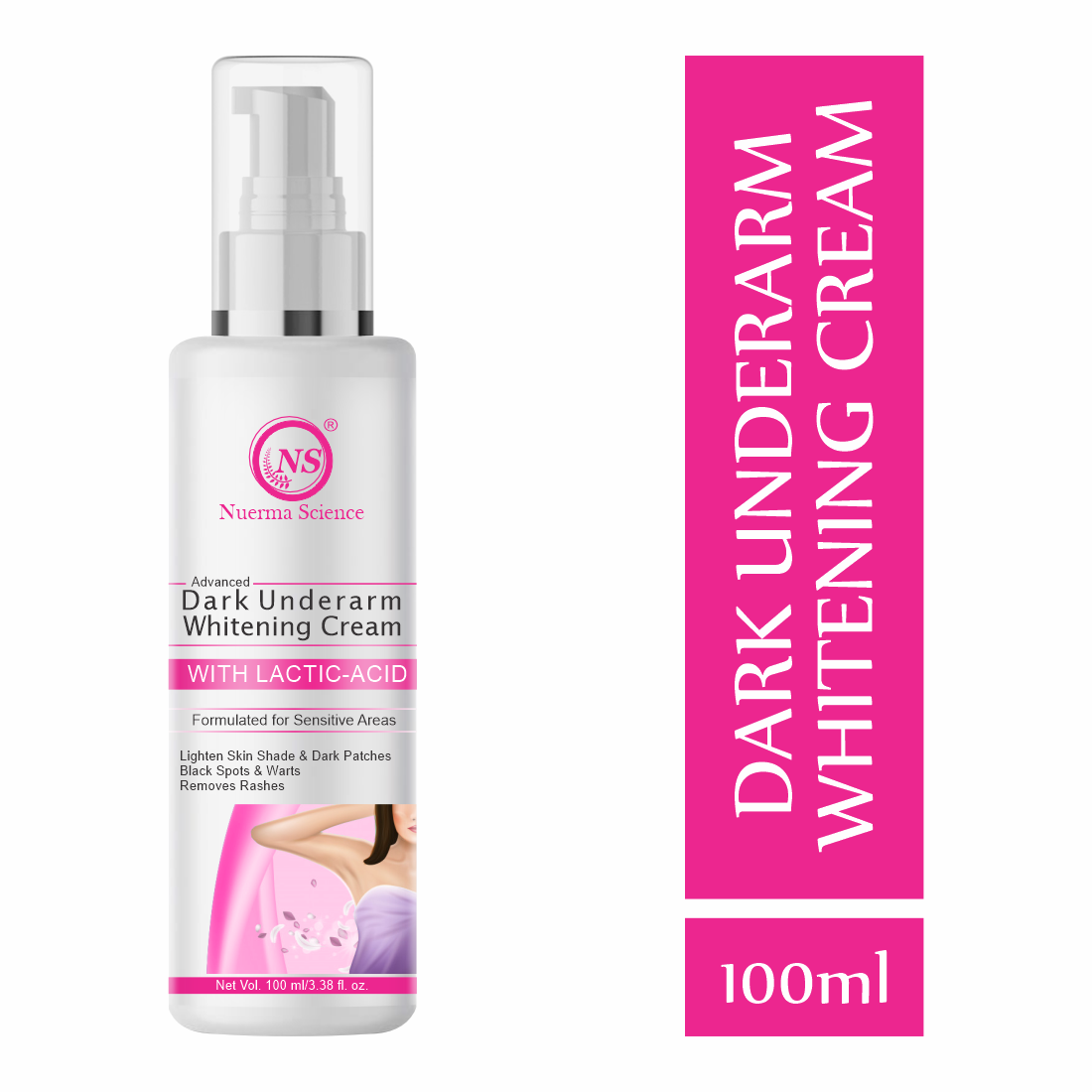 Nuerma Science Intimate & Underarms & Inner Thighs Cream For Whiting (100 Ml)