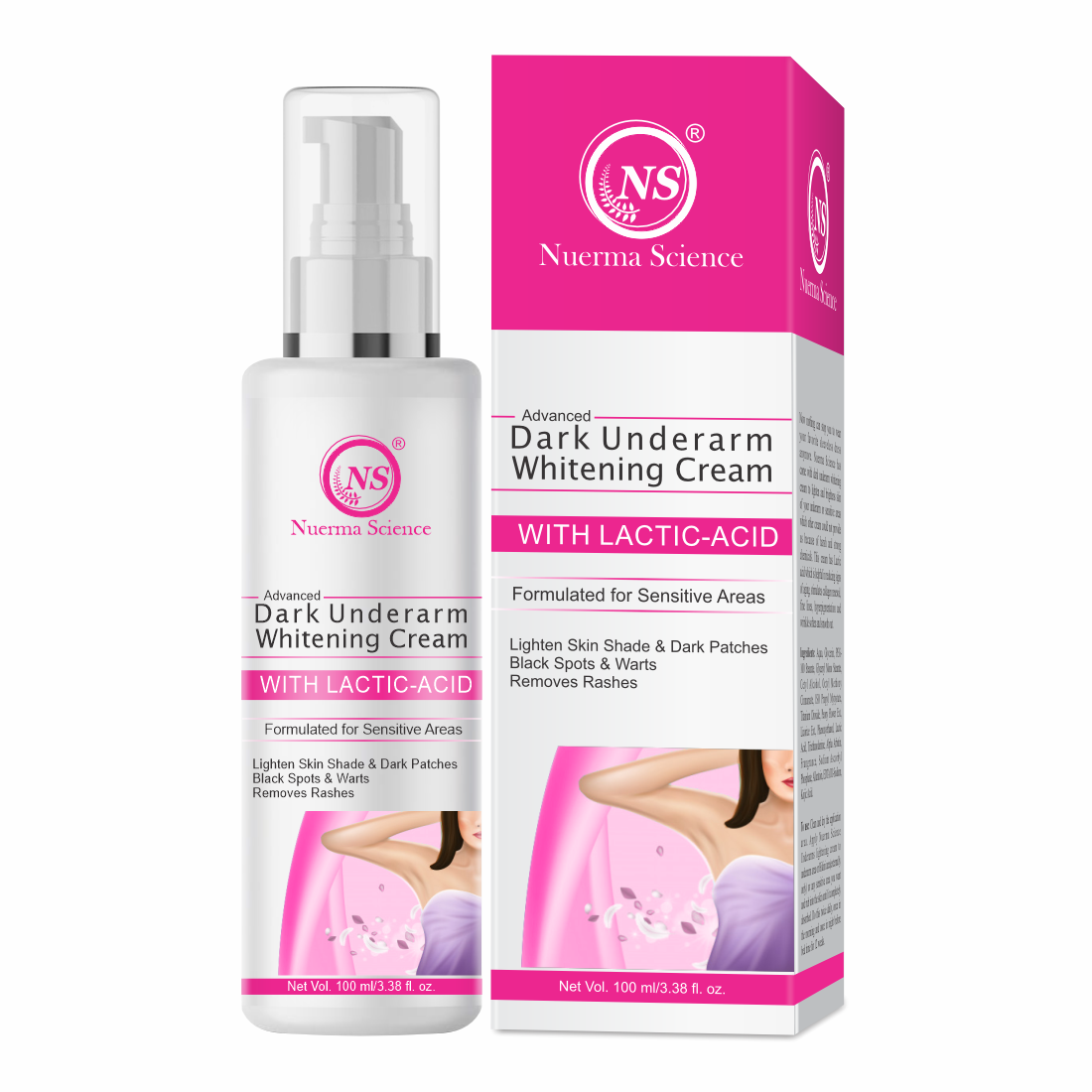Nuerma Science Intimate & Underarms & Inner Thighs Cream For Whiting (100 Ml)