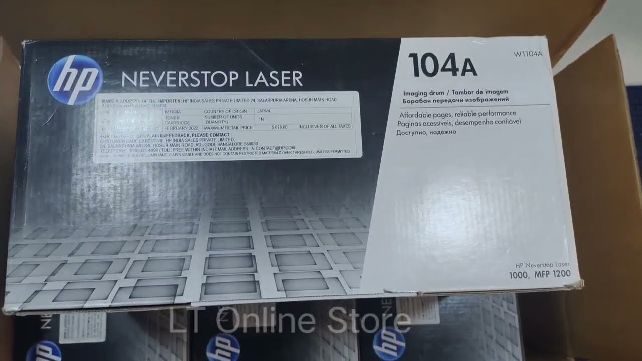 Hp 104a Black Original Laser Imaging Drum - Features: Good Quality
