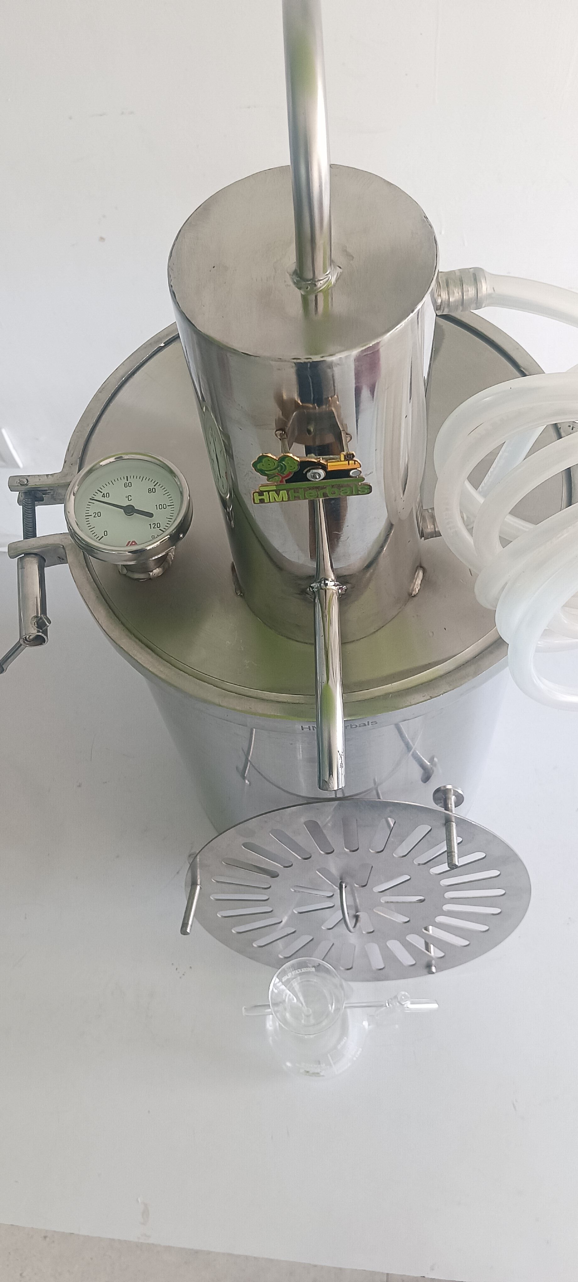 Mini Distillation Unit Lab Scale - Capacity: 5 Liter/day