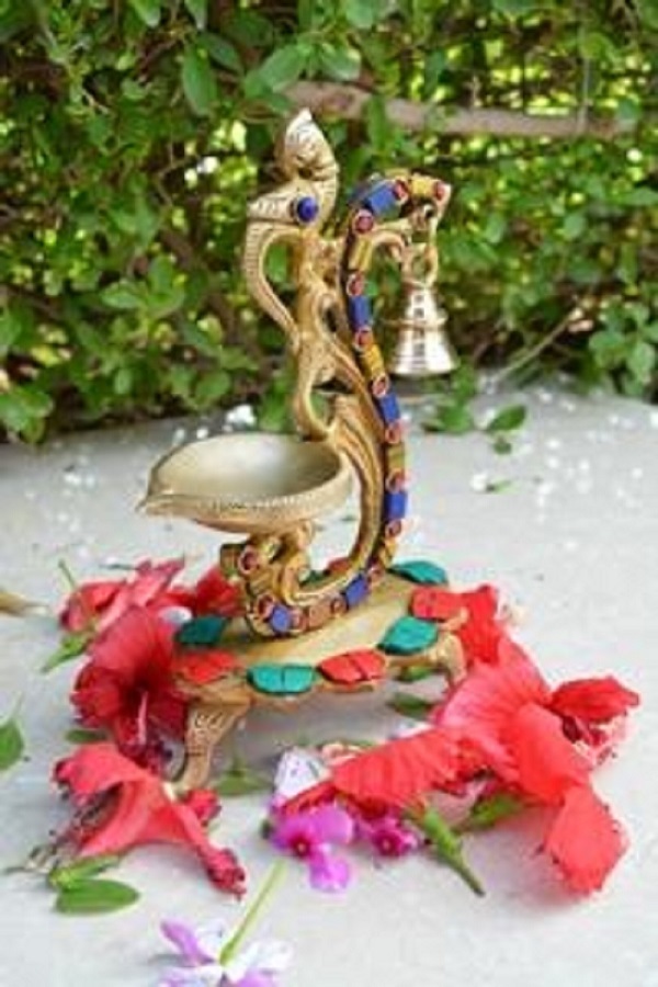 Brass Diya Indian Diwali Oil Lamp Pooja Light Puja Decorations Mandir Decoration Items Handmade