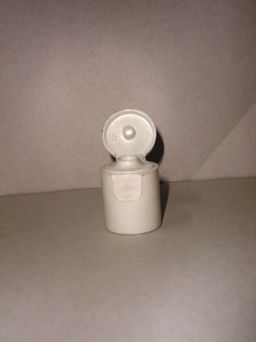 Flip Top Cap - Plastic, Round Shape, Glossy Finish | Durable, Tamper Resistant, Versatile Design for Cosmetic Industry