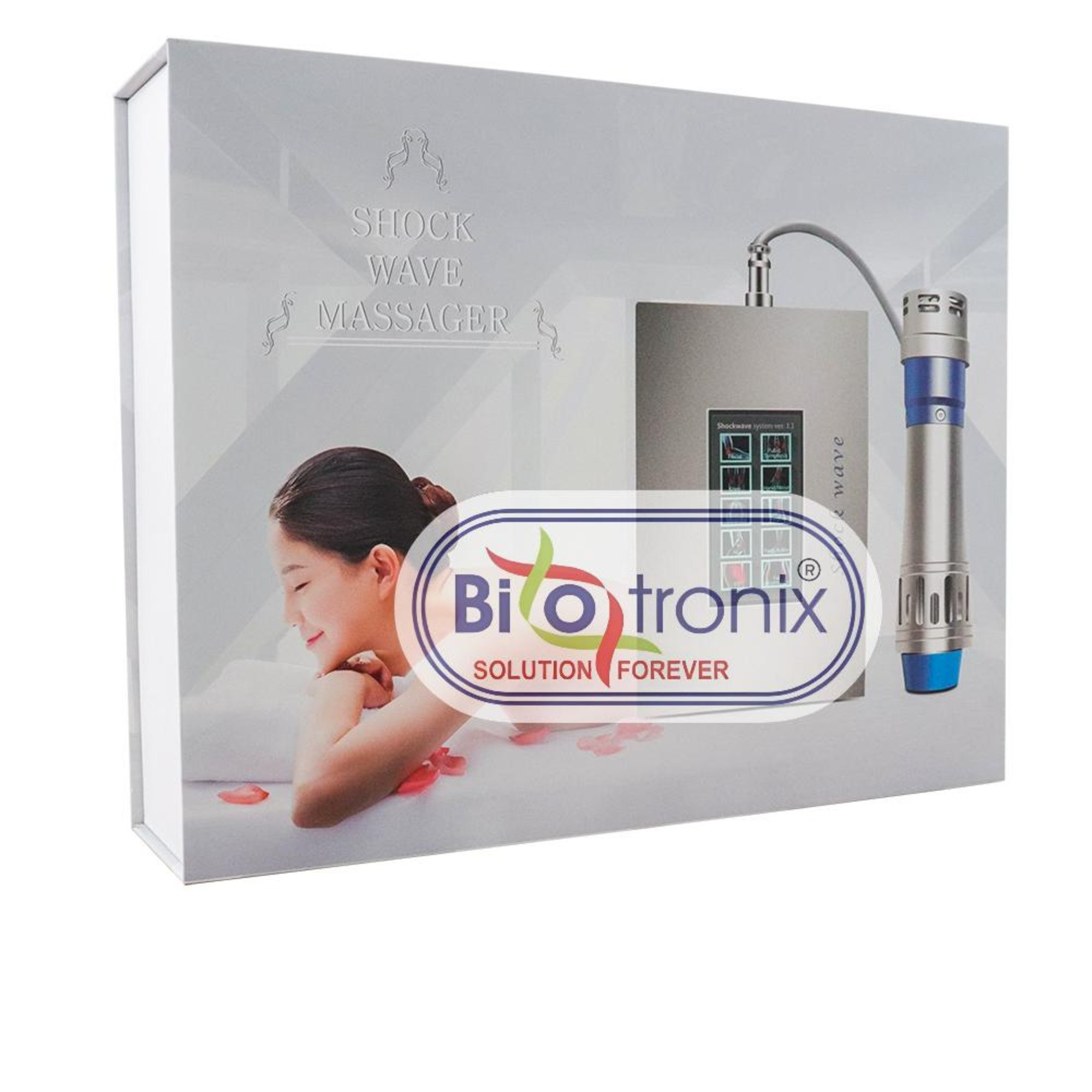 Portable Shockwave Therapy Touch Screen 7 Heads 10 Treatment Area