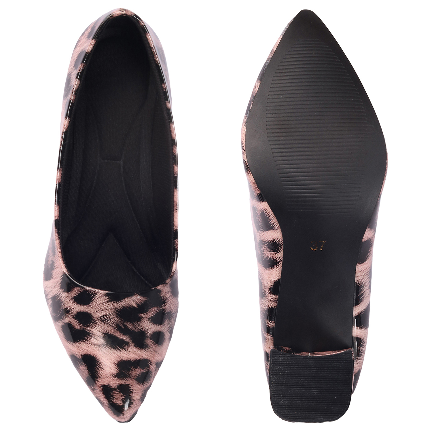 Ladies Fancy High Heel Bellies - Eva Upper, Size 37-42 | Tan & Black, High Heel Type, No Fade Feature, Suitable For Any Season