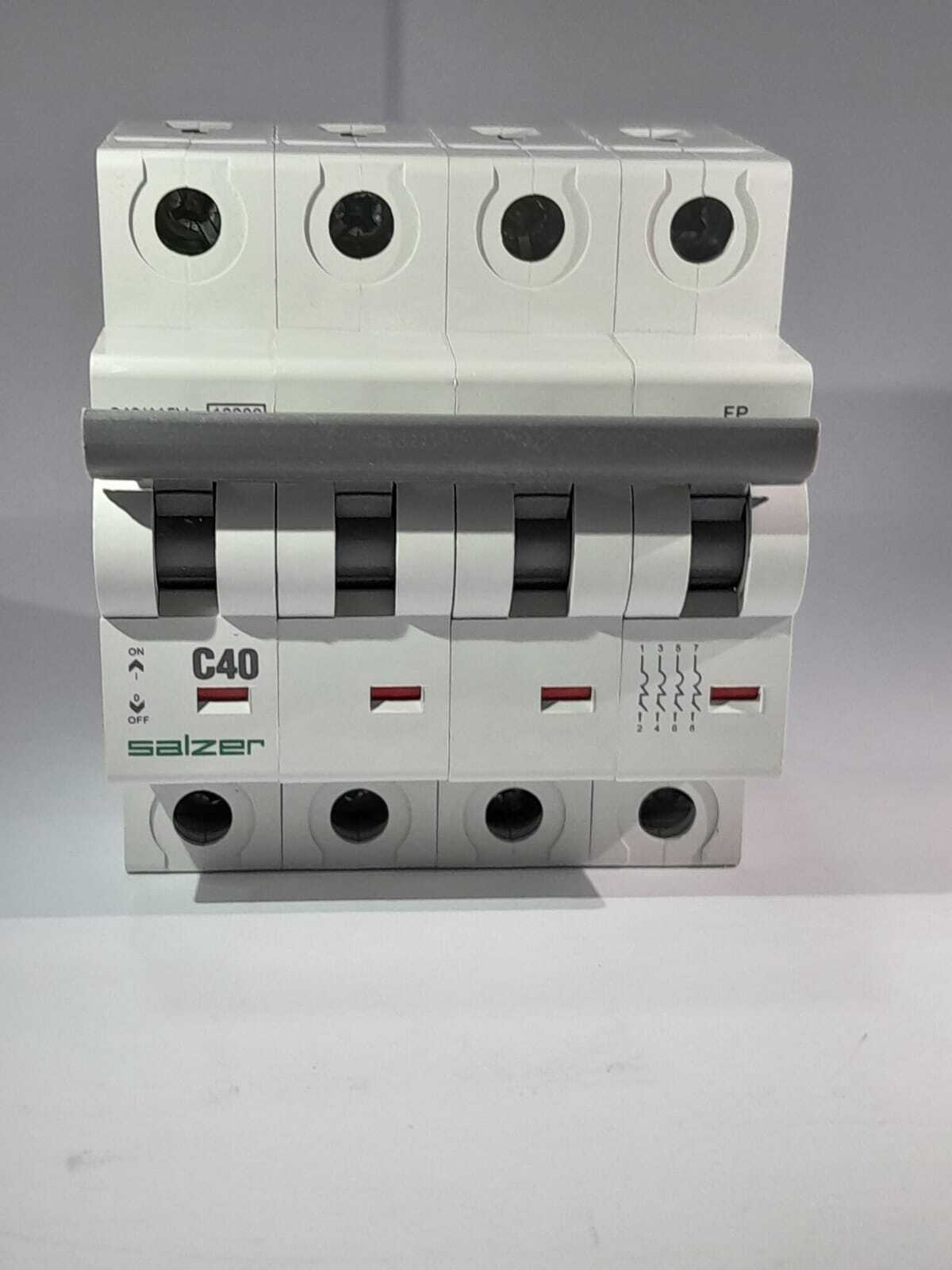 Mcb 40a 4pole Mxfpc400 - Salzer